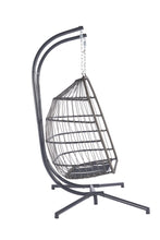 Load image into Gallery viewer, 2 Person Outdoor Rattan Hanging Chair Patio Wicker Egg Chair-6
