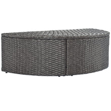 Load image into Gallery viewer, TOPMAX All-Weather PE Wicker Rattan Sofa Set with Side Table for Umbrella-19
