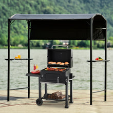 Load image into Gallery viewer, TOPMAX Iron Double Tiered BBQ Grill Gazebo (Gray)-0
