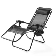 Load image into Gallery viewer, New Outdoor Zero Gravity Chair Lounger 2 Pack - GreyOutdoor Portable Foldable Chair
