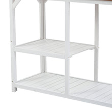 Load image into Gallery viewer, TOPMAX 64.6&quot; Large Outdoor Potting Bench (White)-12
