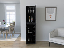 Load image into Gallery viewer, Tall Cabinet Bell, Seven Cubbies, Two-Door Cabinets, Black Wengue Finish-1
