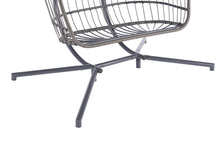 Load image into Gallery viewer, 2 Person Outdoor Rattan Hanging Chair Patio Wicker Egg Chair-10
