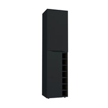 Load image into Gallery viewer, Tall Cabinet Bell, Seven Cubbies, Two-Door Cabinets, Black Wengue Finish-3

