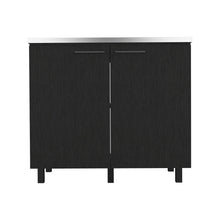Load image into Gallery viewer, Utility sink cabinet Bussolengo, Two Cabinets, Black Wengue Finish-4
