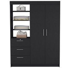 Load image into Gallery viewer, Armoire Rumanu, Three Drawers, Black Wengue Finish-2
