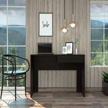 Load image into Gallery viewer, Computer Desk Harrisburg, One Drawer, Black Wengue Finish-0
