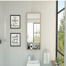 Load image into Gallery viewer, Medicine Cabinet Mirror Clifton, Five Internal Shelves, White Finish-0
