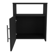 Load image into Gallery viewer, Nightstand Cuarzz, One Cabinet, Black Wengue Finish-3
