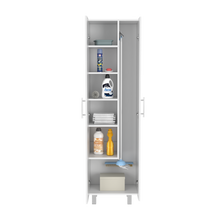 Load image into Gallery viewer, Closet Pantry Copenhague, Five Shelves, Double Door Cabinet, White Finish-4
