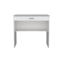 Load image into Gallery viewer, Desk Eden, One Open Shelf, One Drawer, White Finish-4
