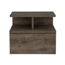 Load image into Gallery viewer, Floating Nightstand Flopini, One Drawer, Dark Walnut Finish-2

