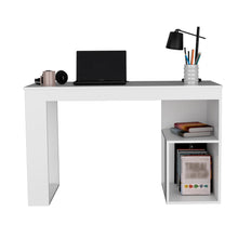 Load image into Gallery viewer, Desk Adona, Two Shelves, White Finish-1
