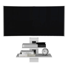 Load image into Gallery viewer, Ruston Wall Shelf With Sleek Dual-Tiered, White Finish-1
