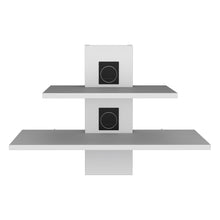 Load image into Gallery viewer, Ruston Wall Shelf With Sleek Dual-Tiered, White Finish-2
