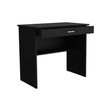 Load image into Gallery viewer, Desk Eden, One Open Shelf, One Drawer, Black Wengue Finish-5
