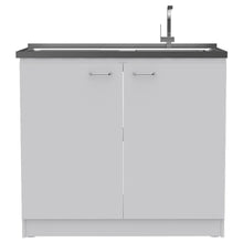 Load image into Gallery viewer, Utility Sink Vernal, Double Door, White Finish-5
