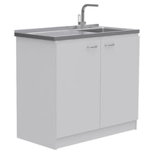 Load image into Gallery viewer, Utility Sink Vernal, Double Door, White Finish-3
