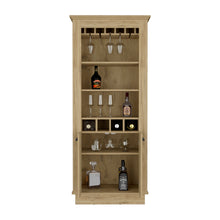 Load image into Gallery viewer, Bar Cabinet Provo, Wine Racks and Glass Holder, Macadamia Finish-4
