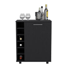 Load image into Gallery viewer, Bar Cart Cisco, Integrated Bottle Storage, Black Wengue Finish-3
