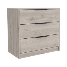 Load image into Gallery viewer, 3 Drawers Dresser Maryland, Superior Top, Light Gray Finish-4

