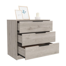 Load image into Gallery viewer, 3 Drawers Dresser Maryland, Superior Top, Light Gray Finish-5
