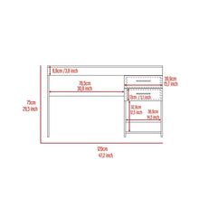 Load image into Gallery viewer, Computer Desk Limestone, Two Drawers, Light Gray Finish-8
