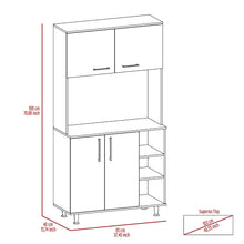 Load image into Gallery viewer, Pantry Cabinet Delaware, Double Door, White Finish-7
