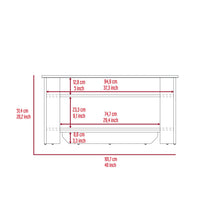 Load image into Gallery viewer, Storage Table Polgon, Extendable Table Shelf, Lower Shelf, Light Oak / White Finish-8
