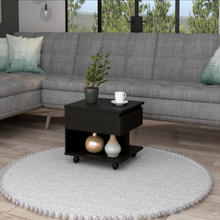 Load image into Gallery viewer, Lift Top Coffee Table Mercuri, Casters, Black Wengue Finish-0

