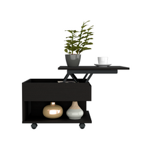 Load image into Gallery viewer, Lift Top Coffee Table Mercuri, Casters, Black Wengue Finish-2
