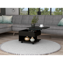 Load image into Gallery viewer, Lift Top Coffee Table Mercuri, Casters, Black Wengue Finish-1
