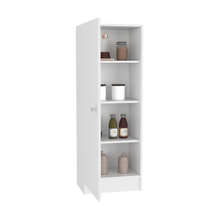 Load image into Gallery viewer, Pantry Miami, Single Door Cabinet, White Finish-3
