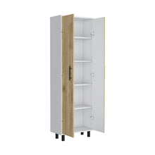 Load image into Gallery viewer, Multistorage Manacor, Five Shelves, Macadamia and White Finish-2
