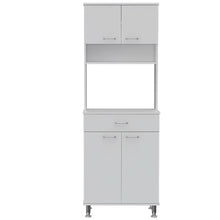 Load image into Gallery viewer, Pantry Piacenza,Two Double Door Cabinet, White Finish-5
