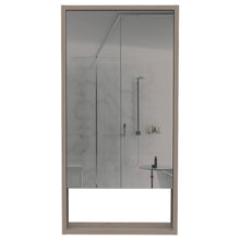 Load image into Gallery viewer, Medicine Cabinet Mirror Clifton, Five Internal Shelves, White Finish-3
