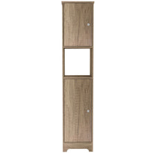 Load image into Gallery viewer, Linen Cabinet Albany, Four Interior Shelves, Light Oak Finish-5
