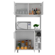 Load image into Gallery viewer, Pantry Cabinet Delaware, Double Door, White Finish-6
