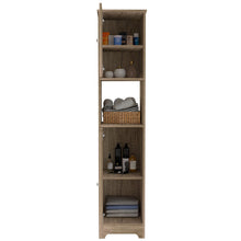 Load image into Gallery viewer, Linen Cabinet Albany, Four Interior Shelves, Light Oak Finish-6
