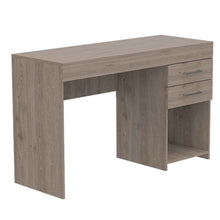 Load image into Gallery viewer, Computer Desk Limestone, Two Drawers, Light Gray Finish-3
