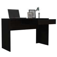 Load image into Gallery viewer, Computer Desk Harrisburg, One Drawer, Black Wengue Finish-4

