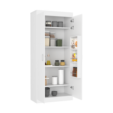 Load image into Gallery viewer, Pantry Cabinet Orlando, Five Shelves, White Finish-3
