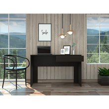 Load image into Gallery viewer, Computer Desk Harrisburg, One Drawer, Black Wengue Finish-1
