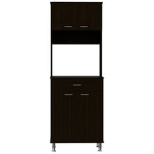 Load image into Gallery viewer, Pantry Piacenza,Two Double Door Cabinet, Black Wengue Finish-3
