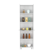 Load image into Gallery viewer, Pantry Cabinet Phoenix, Five Interior Shelves, White Finish-3
