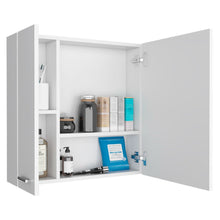 Load image into Gallery viewer, Medicine Cabinet Prague, Four Internal Shelves, Single Door, White Finish-5
