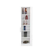 Load image into Gallery viewer, Storage Cabinet Manika, One Door and Shelves, White Finish-2
