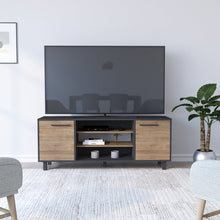 Load image into Gallery viewer, Tv Stand for TV´s up 55&quot; Washington, Four Shelves, Black Wengue / Pine Finish-0
