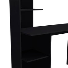 Load image into Gallery viewer, Desk Wichita,Desk, Four Shelves, Black Finish-6
