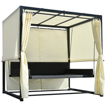 Load image into Gallery viewer, Style Outdoor Swing Bed for 2-3 People-4
